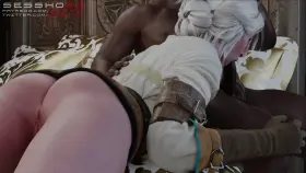 Ciri sucking (Sessho3D) [The Witcher 3]