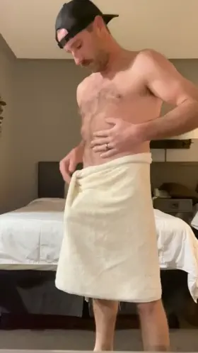 [35] Towel on or off, I’ll let you decide!