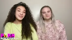 The girl in the actual porn likes it rough. The two college roommates watching the porn however...