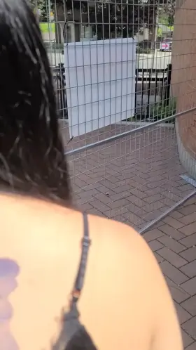 Would you risk fucking me outside?