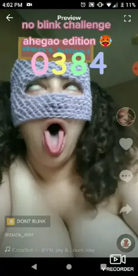 no thoughts except about taking cock and tiktok challenges