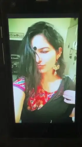 Blasted on her cute face, couldnt hold on.