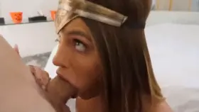 She saves the world and this guy's day (turn up the volume)