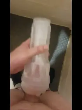 This is a normal cum for me… (Virgin transgender girl.)