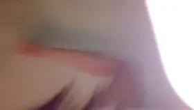 young daughter on her knees