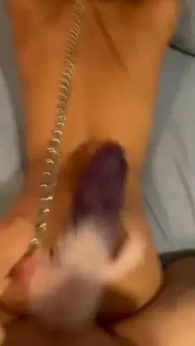 Hold me by my leash until you’re done with me, daddy