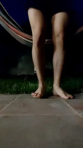 Hot video pissing outside