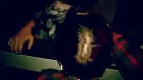 Rough Facefuck For A Glasses Brunette From Car!