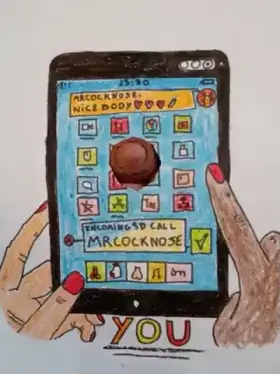 #cocknose #bigcock # 3dfalse #smartphone #tablet #incomingcall #athome #cockattack ⚠️📵Incoming call from MrCocknose: accepted