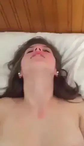 Gorgeous Babe Blushes from Orgasm