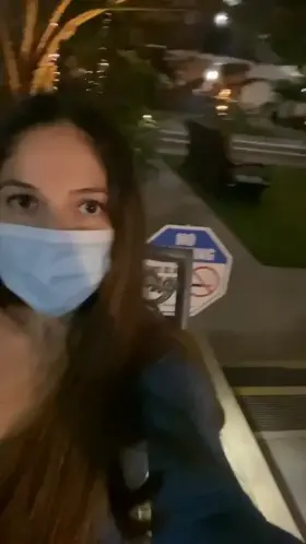 The sign says no smoking no one said I couldn't play with my pussy [f]