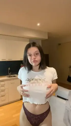 Teen Italian boobies