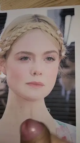 Elle Fanning Cum Tribute