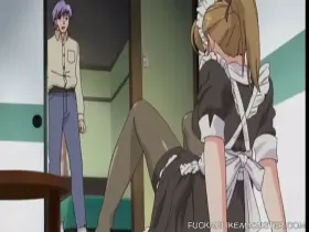 Sexy Maid Wear Naked Apron Because Of Master Order