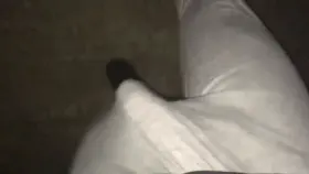 At night freeballing bulge