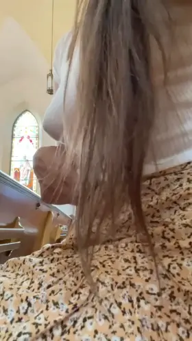 Would this catch your eye at church?