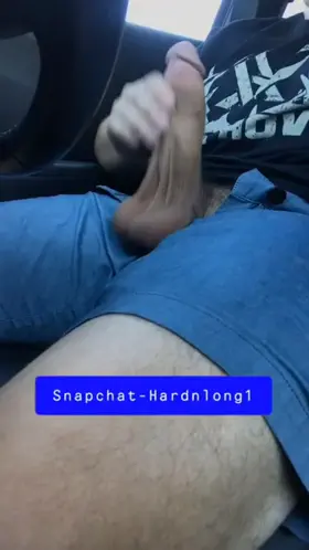 I’m a pro at stroking this big cock in morning traffic now.