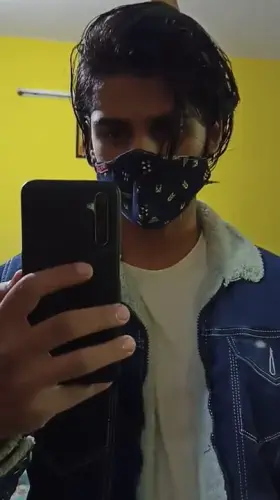 Waiting for you in the cafe's washroom on our first date...