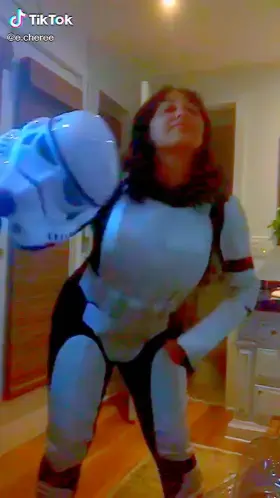 Ever seen a seen a stormtrooper out of uniform?