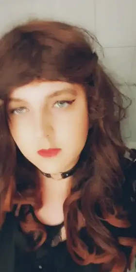 My enslaved Sissy Katja feeling a little sexy this morning after making her sleep with her lingerie last night😇