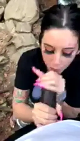 AK sucking BBC outside in SC