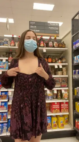 Flashing my vagina in front of Aunt Jemima