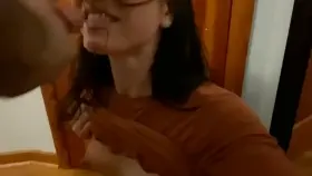 And now my hair’s all stuck to my face. Time to clean up! 💦🤓 (f) OC