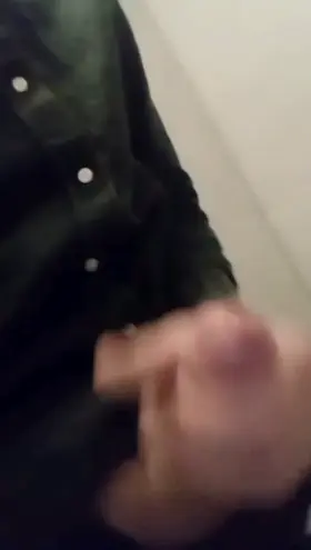 Had to cum in the public bathroom 🙈 hope you enjoy my goo