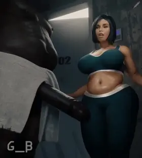 Kim K as a hentie character.