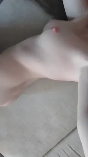 Small boobs but hard nipples. Will you kiss them?