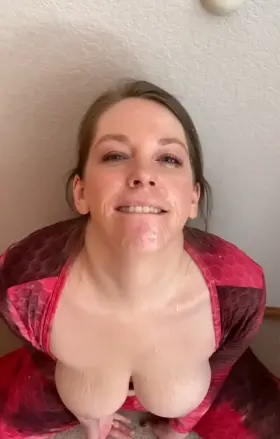 Cum makes me feel so pretty!
