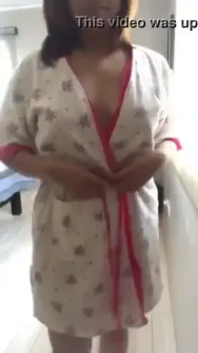 Stripping Sexy Asian Woman