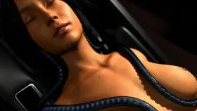 Female Massaged by Robotic tentacles, teased, denied and then made to cum, now public.