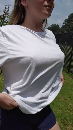 Suns out, boobs out!