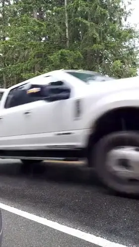 Flashing drivers as I cross the road...