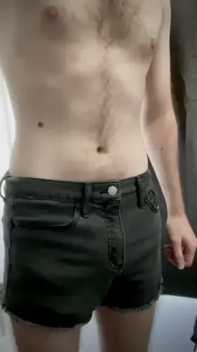 If you focus hard enough you can see through my shorts. 😉🍆