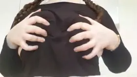 If I've been a good girl, will you pull me by the braids while I titty drop for you? What you do next, is your choice [oc]