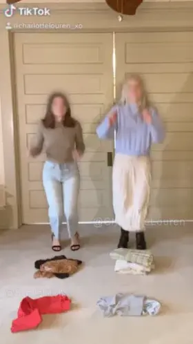 We got a big surprise at the end of our fashion show 🙀 [OC]