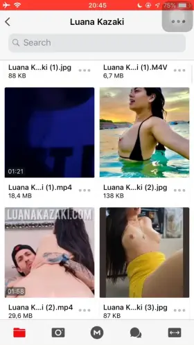 Vídeos que EU retirei do SITE PAGO da Luana Kazaki (luanakazaki.com) 129 itens na pasta, tem anal, gozada dentro, ela com 2 caras, vídeo de 1h de duração, ela traindo o namorado, fetiche com pé e vários outros! Apenas R$4 no PIX!