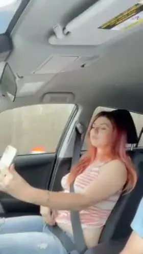 Behind The Scenes Look At Me Completing A Fan’s Dare In The Car