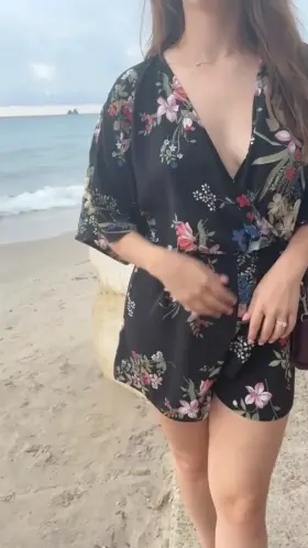 Enjoying the beauty of the sea