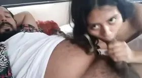 First video we made after buying my new phone. She couldn't wait to see her sucking face on the new camera. [M] [F]