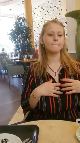 So, what do you think, did the guy at the restaurant see my boobs or not?