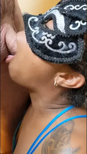 He loves it when I slurp on his cock 🤤 (OC)