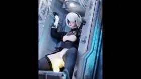 2B Glowing Dildo (King Estefano) [Nier Automata]