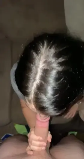 (mf) I love sucking his giant dick right after he fucks me:)