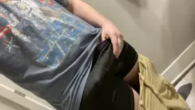 I love to let it flop out 😉