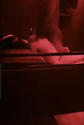 She was definitely in paradise...