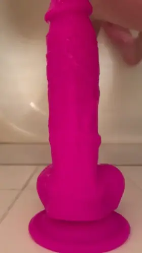 Watch a 9 inch dildo disappear