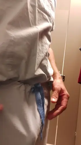 I get so horny walking around with no underwear on. The scrubs rub me the right way. Any ladies like?